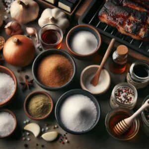Selection of spices to aid with flavour.