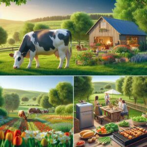 A cow in the field suggesting field to fork. 