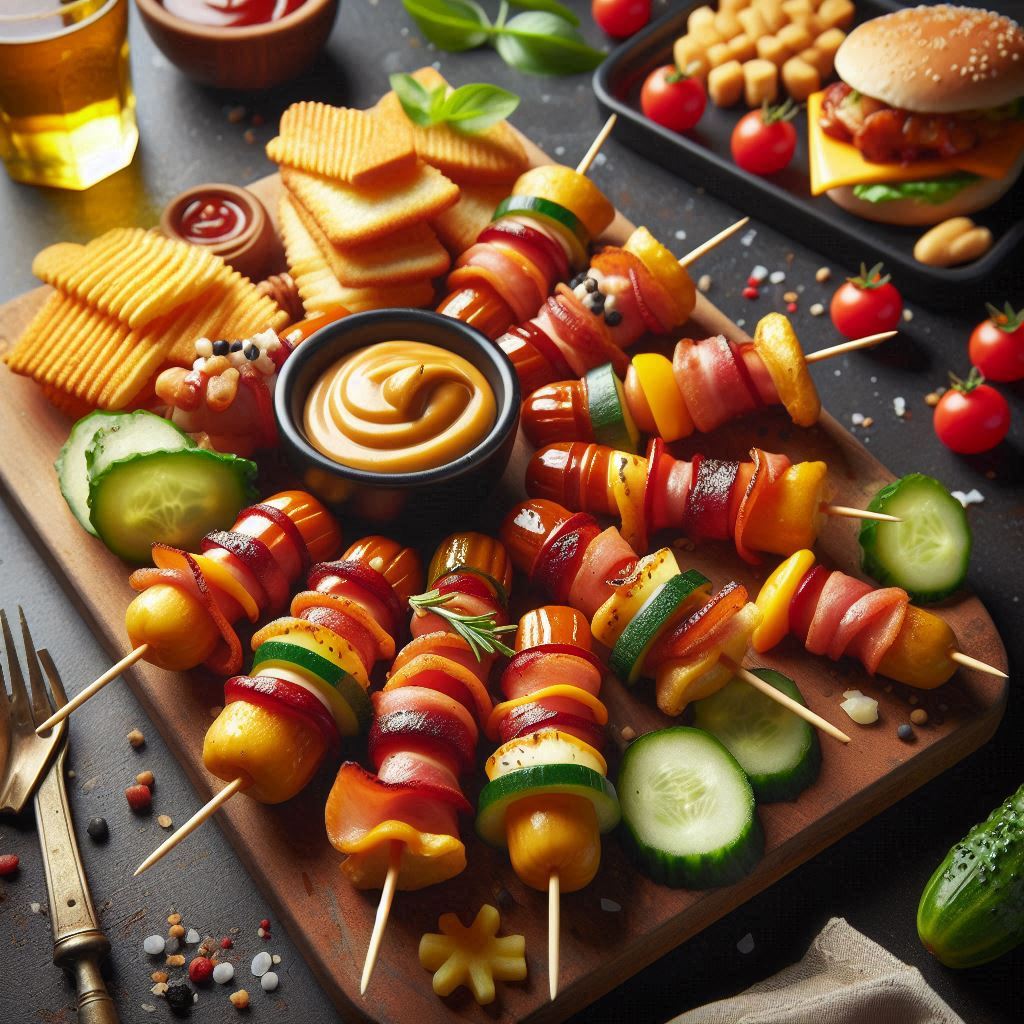 Snackable bbq foods 